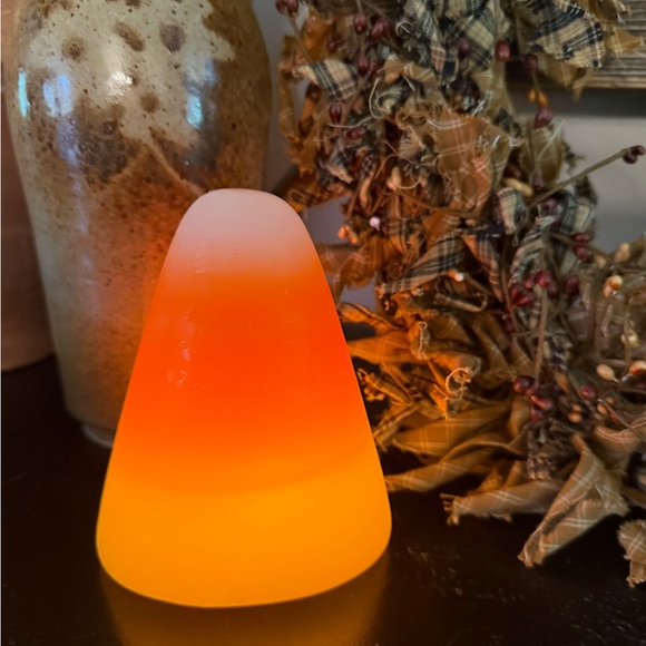 Candy Corn Lighted Battery Operated Halloween Home Decor - Picture 1 of 12